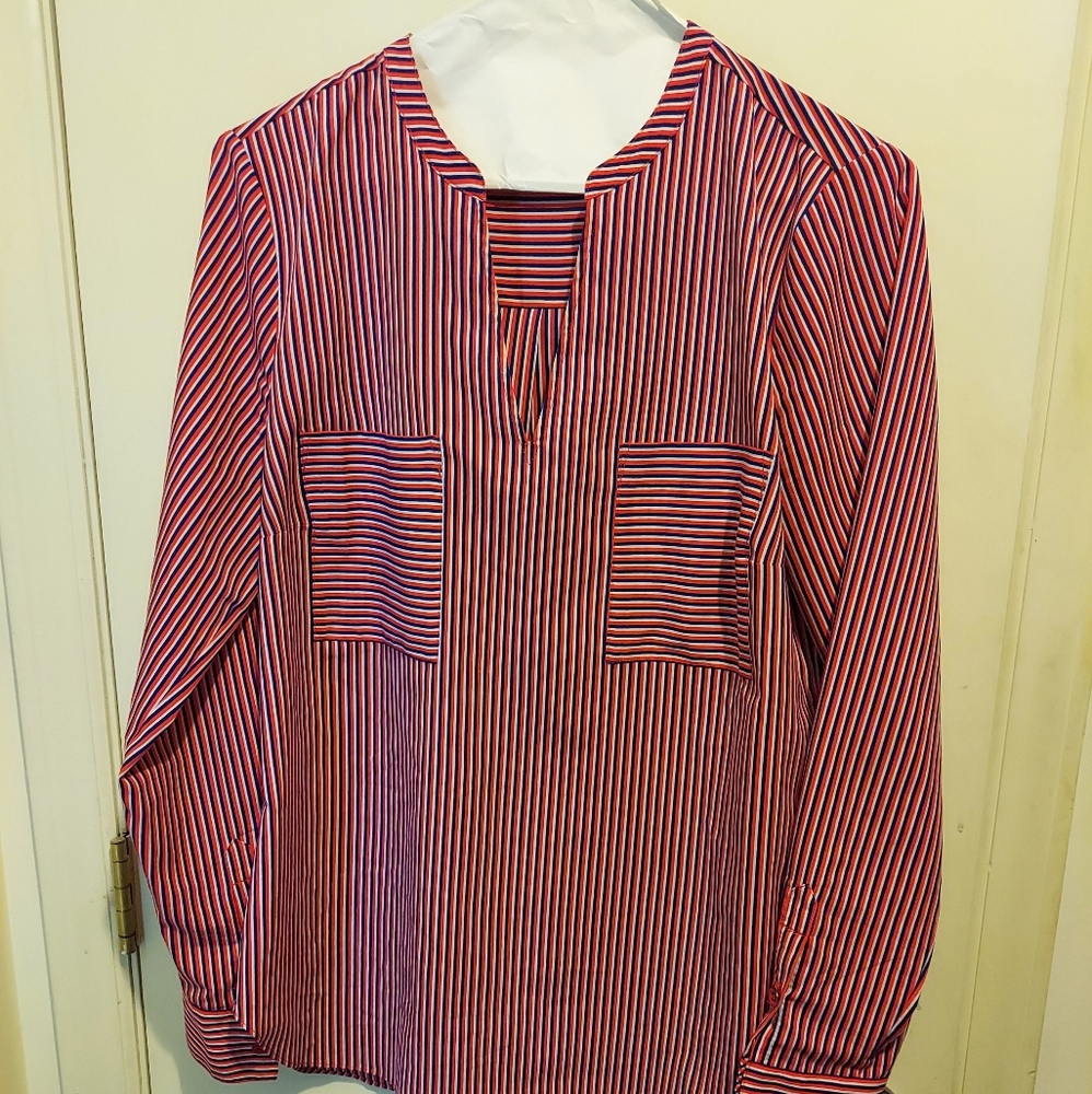 Cabi red blouse